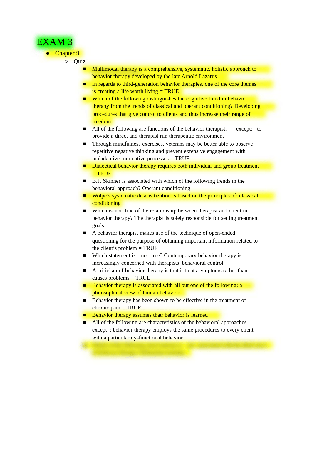 EXAM 3 STUDYING NOTES (Psychotherapy).pdf_dqbs9pn5vlb_page1