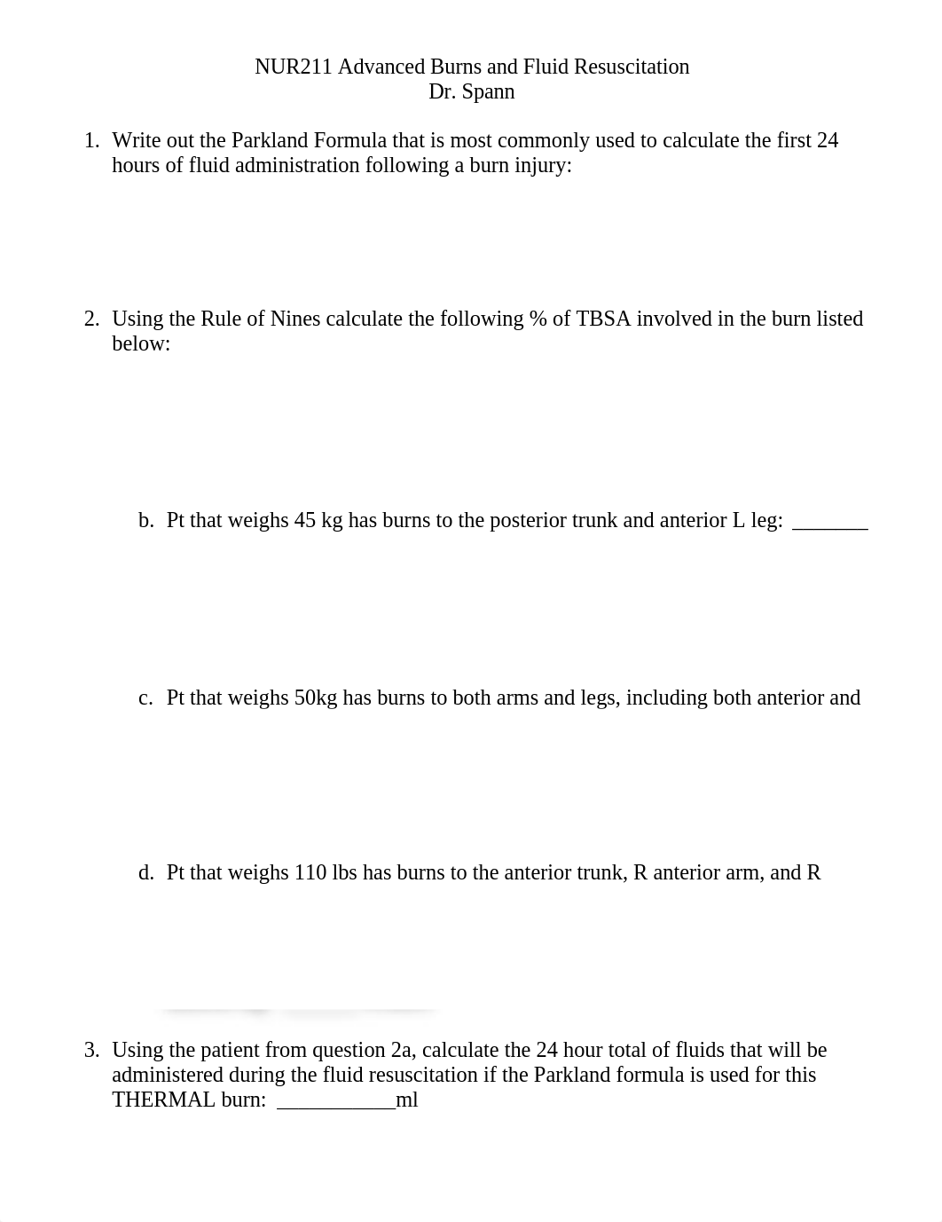 Advanced Burns Parkland Formula and Rule of Nines Worksheet SP2020.doc_dqc05wrtt6x_page1