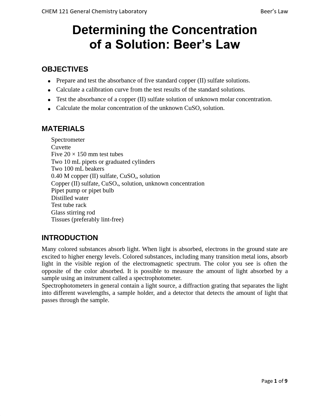 Determining the Concentration of a Solution Beer's Law.pdf_dqc3v9zg4e4_page1