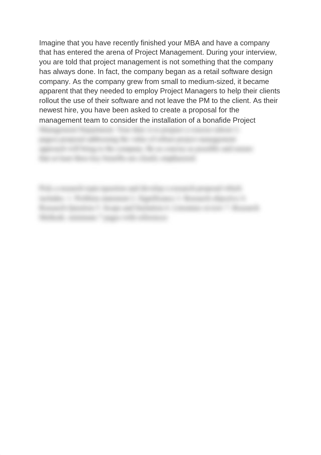 Imagine that you have recently finished your MBA and have a company that has entered the arena of Pr_dqcam7untyo_page1