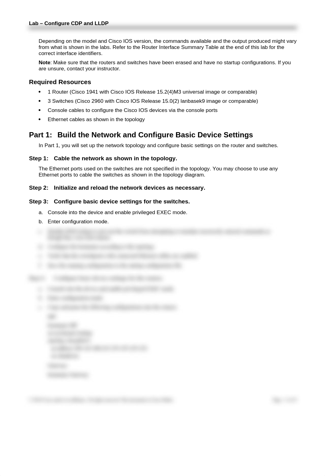 10.1.2.5 Lab - Configure CDP and LLDP_Numbered Snyder.docx_dqcaz8tiv8w_page2