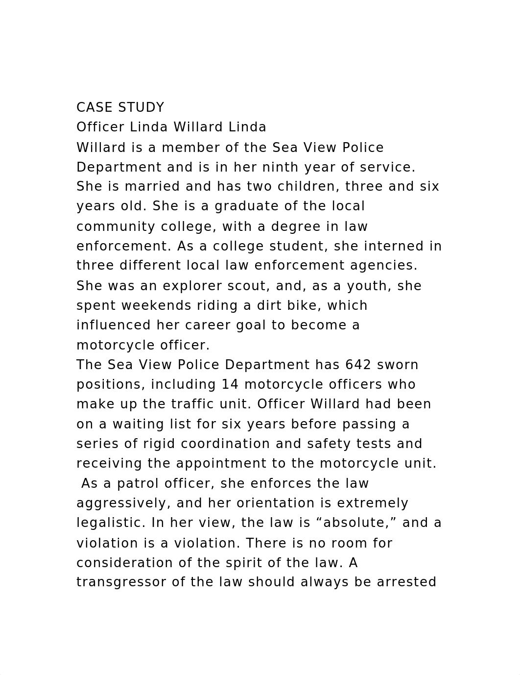 CASE STUDYOfficer Linda Willard LindaWillard is a member of th.docx_dqcdj962nt1_page2