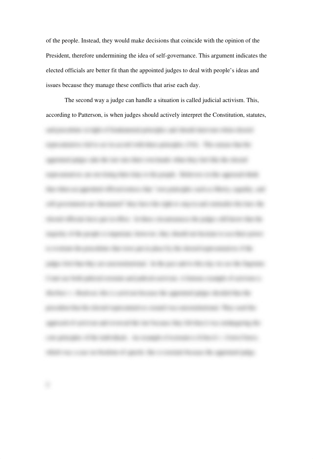 Citizens United: Judicial Restraint vs. Judicial Activism  Essay_dqcek2scp4r_page2