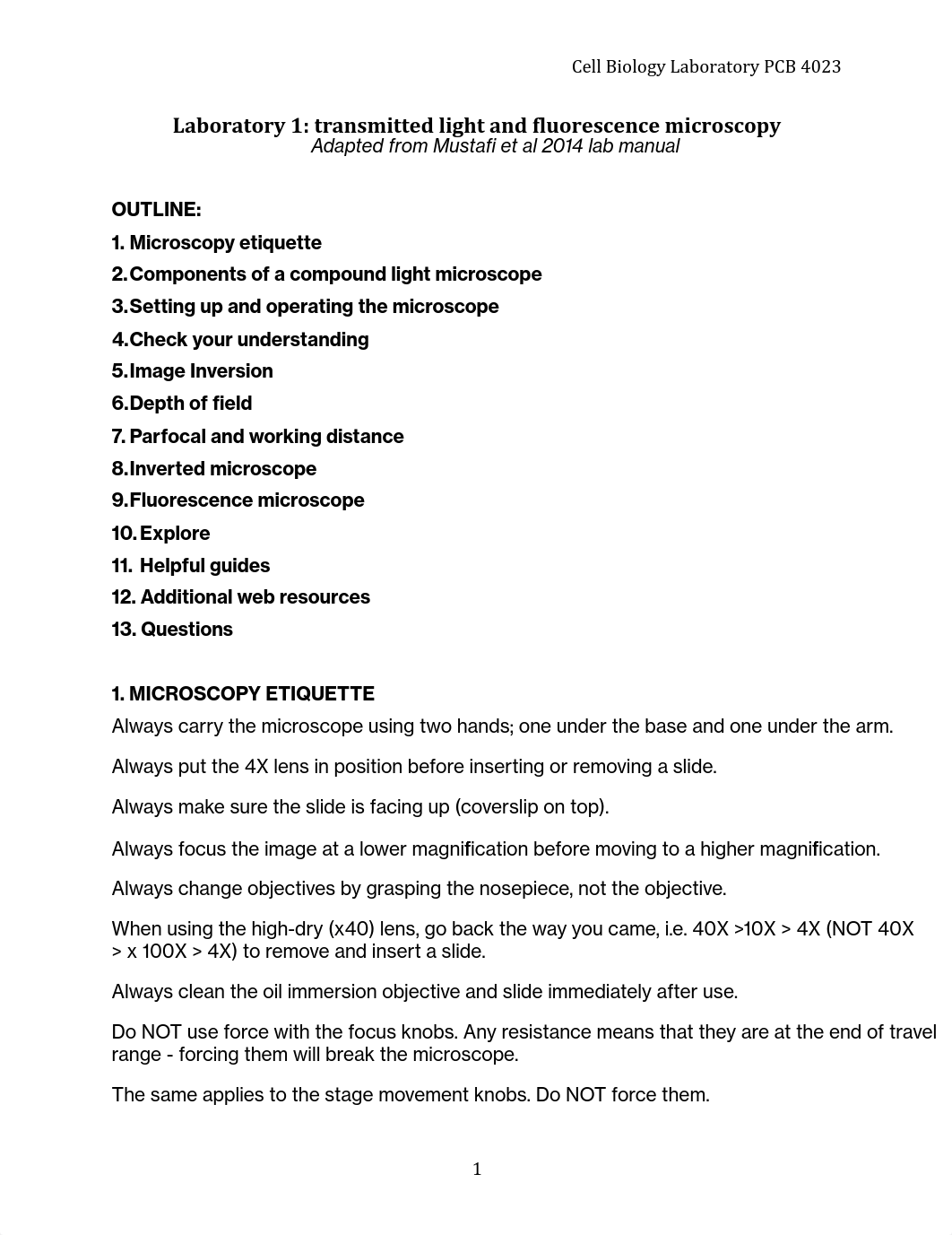 PCB4023 Cell Bio Lab__Lab1 Light Microscopy exercise _remote.pdf_dqcgrnvzfda_page1