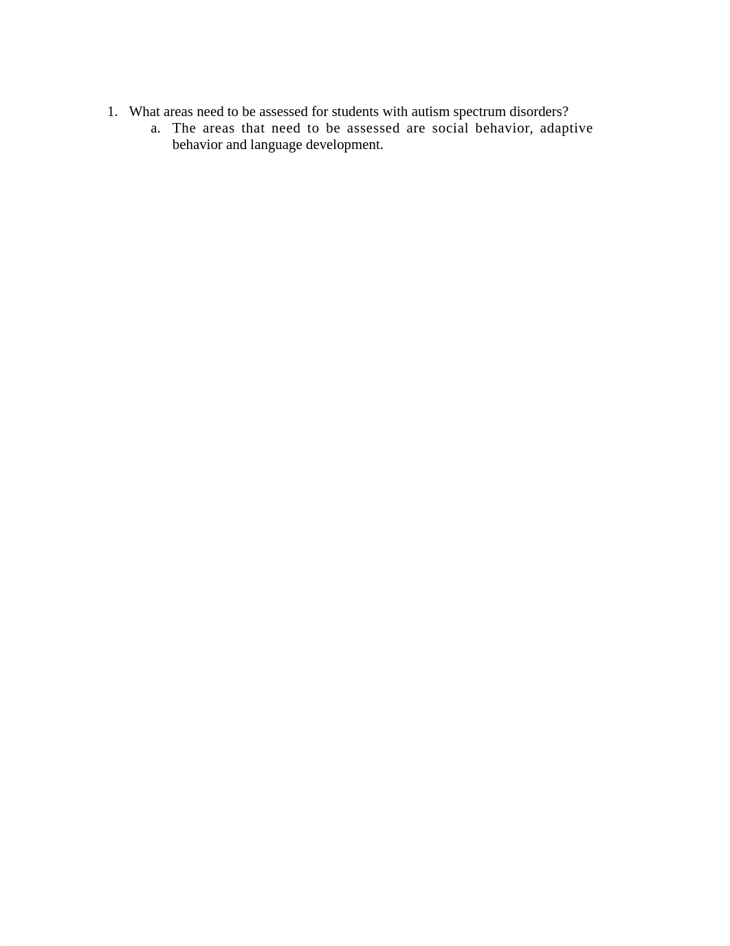 What areas need to be assessed for students with autism spectrum disorders.docx_dqcrs1iyw86_page1