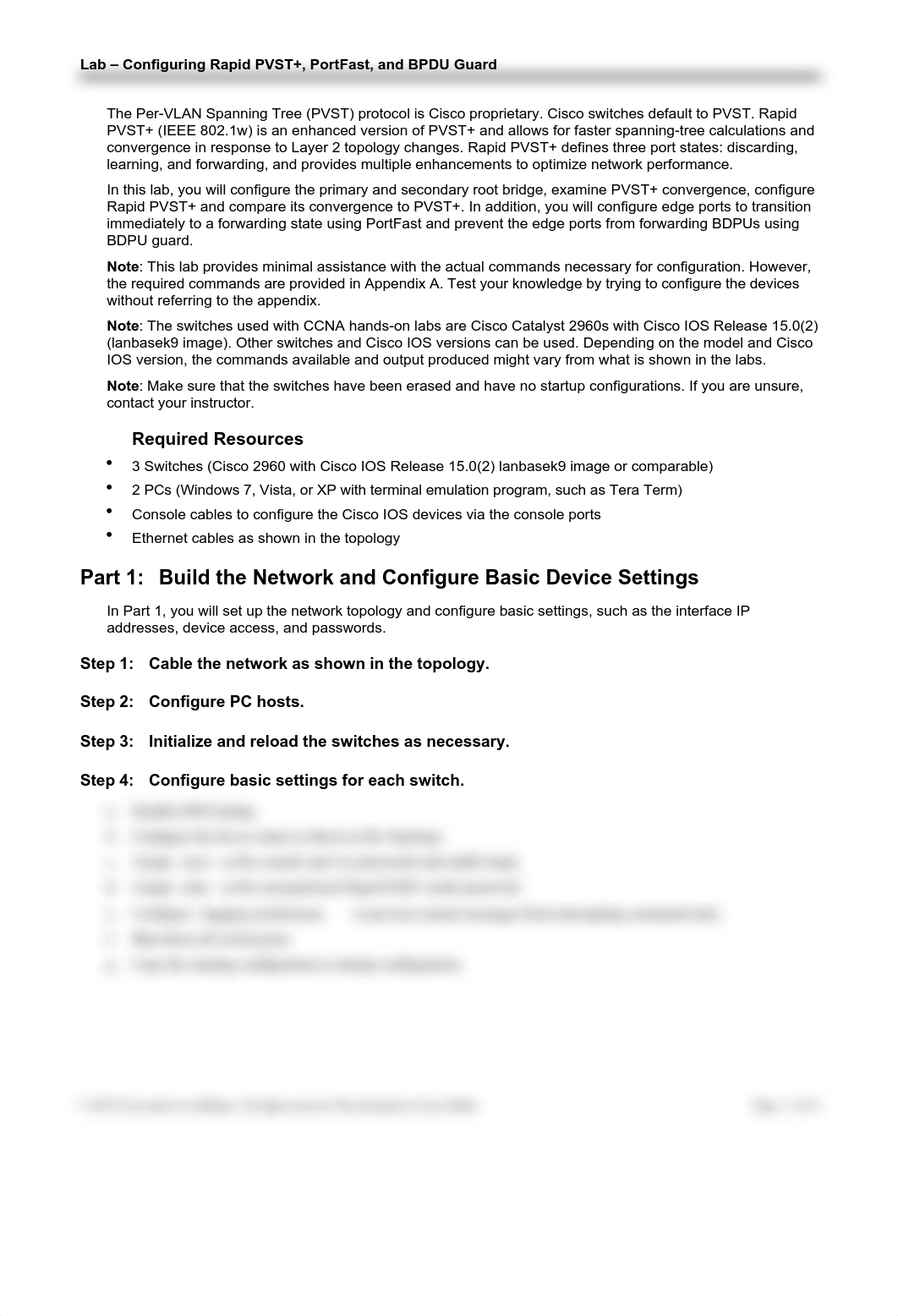 3.3.2.3 Lab - Configuring Rapid PVST+, PortFast, and BPDU Guard (1).docx_dqcugmlbtph_page2