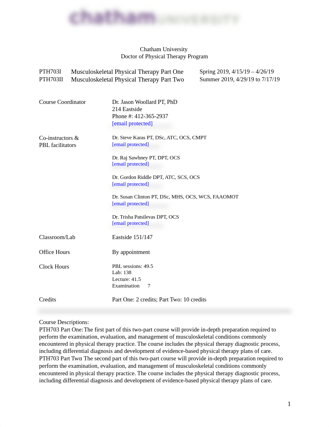 PTH703 Musculoskeletal Syllabus 2019 (1).docx_dqcuseriwn8_page1