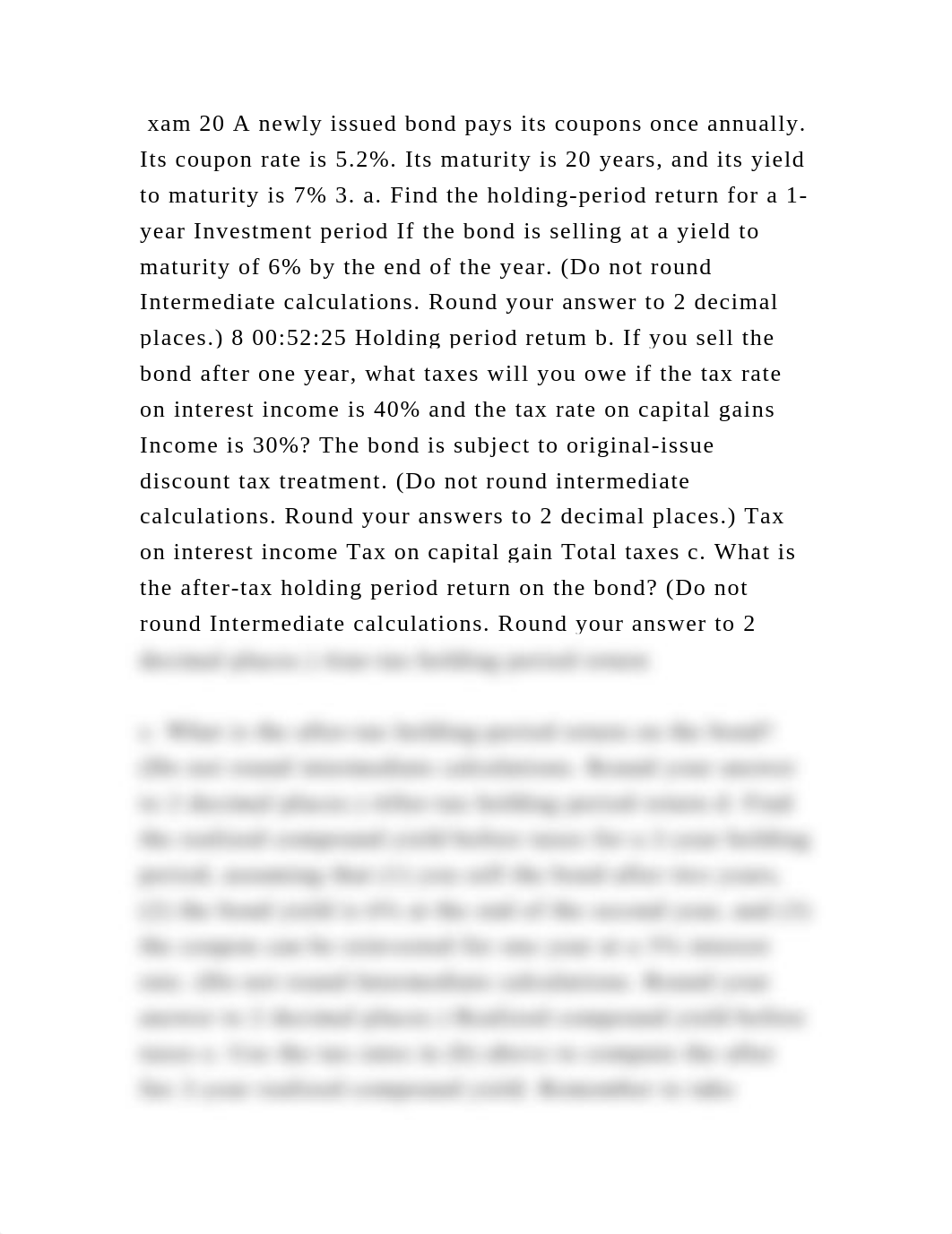 xam 20 A newly issued bond pays its coupons once annually. Its coupon.docx_dqd2tbuxgsu_page2