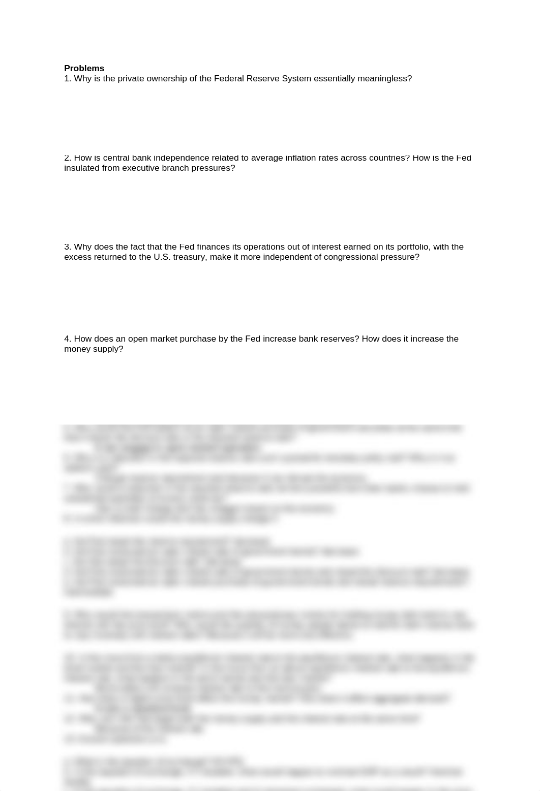 Problems
1. Why is the private ownership of the Federal Reserve System_dqdvhbs1kmx_page1