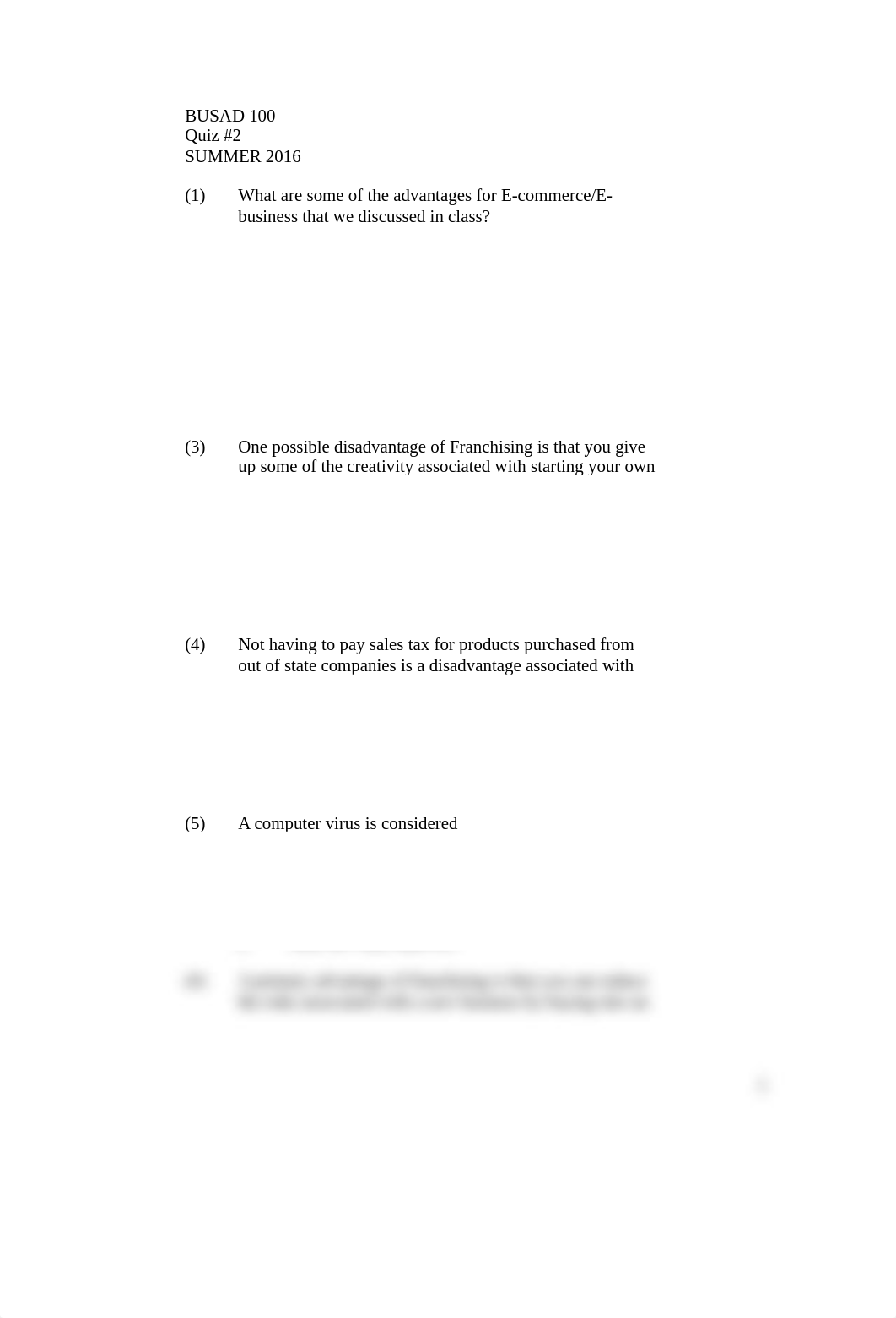 Gregory Barajas BUSAD 100 Summer Quiz #2.docx_dqdvt4zbbf0_page1