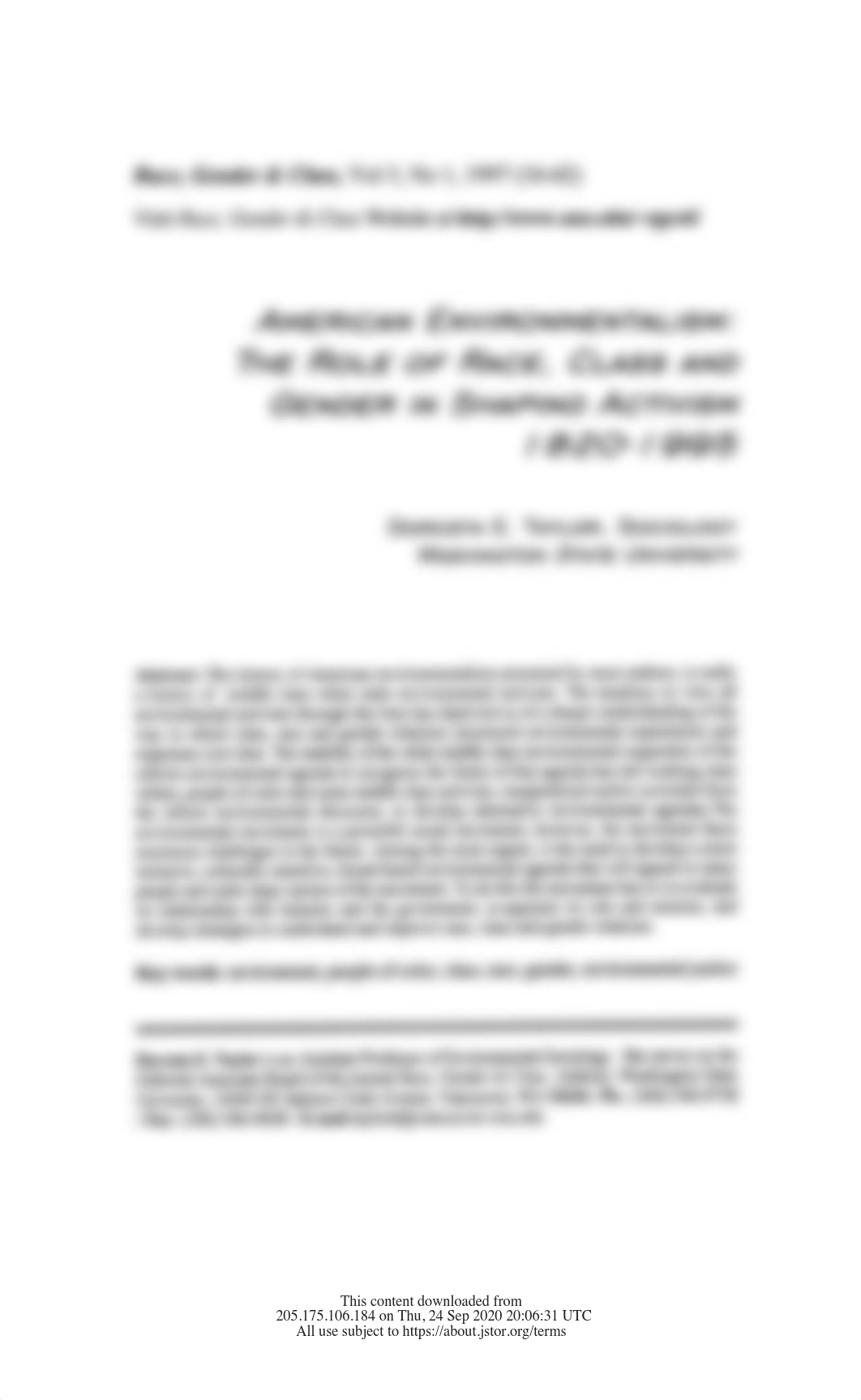 12 Taylor - American Environmentalism - The Role of Race, Class and Gender in Shaping Activism 1820-_dqdx25wv2ao_page1