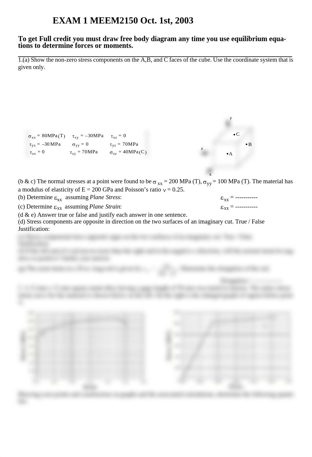 Exam 1 Fall 2003 on Mechanics of Materials_dqe2h5m2ao8_page1