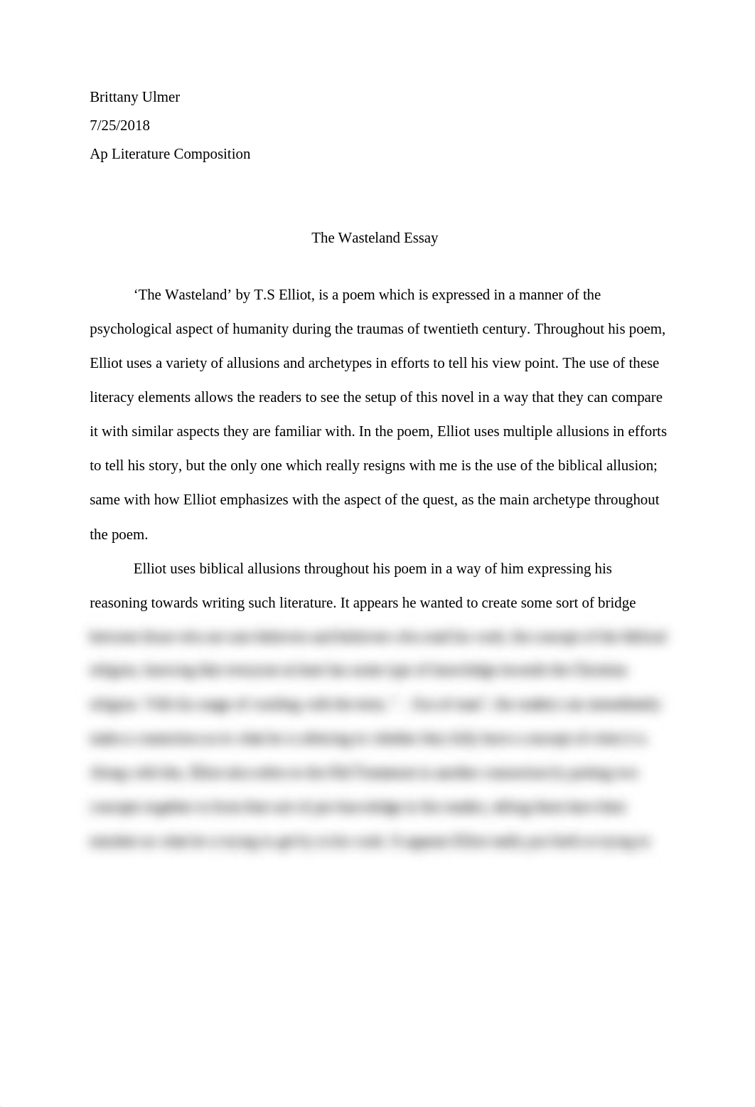 The wasteland essay.docx_dqe2phujiu7_page1