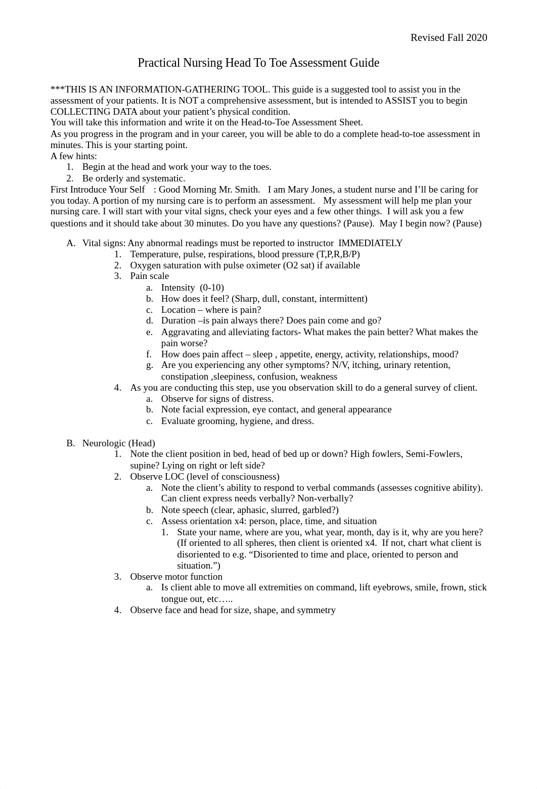 Unit 8 PN Head to Toe Assessment Guide FALL 2020 (1).doc_dqeelc15g5r_page1