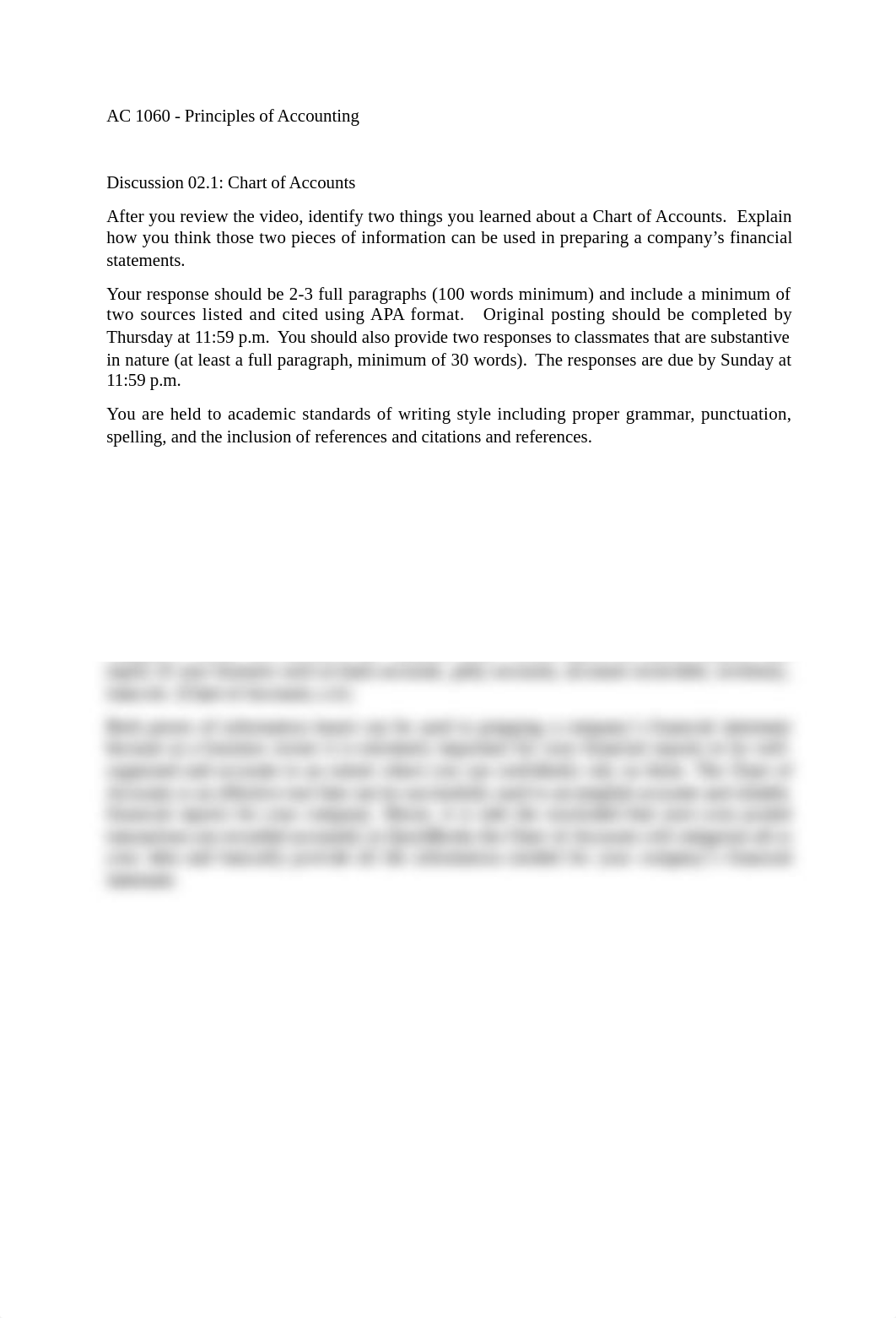 AC 1060 week 2 discussions and assingment .docx_dqeksrd4407_page1