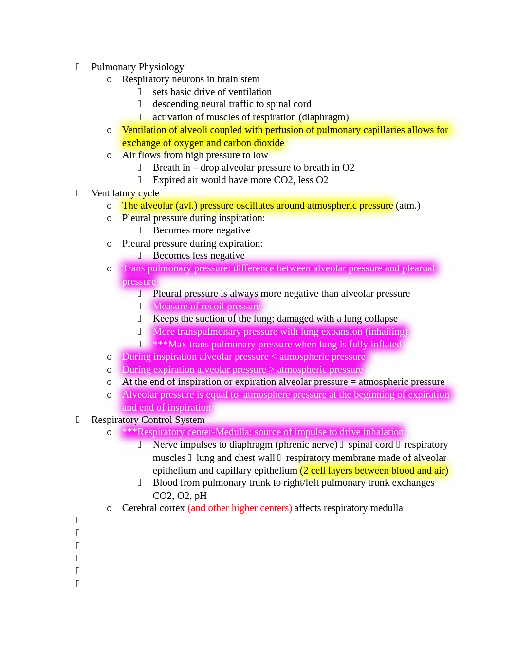 Pulmonary Physiology - exam 3.docx_dqesjxn81mz_page1