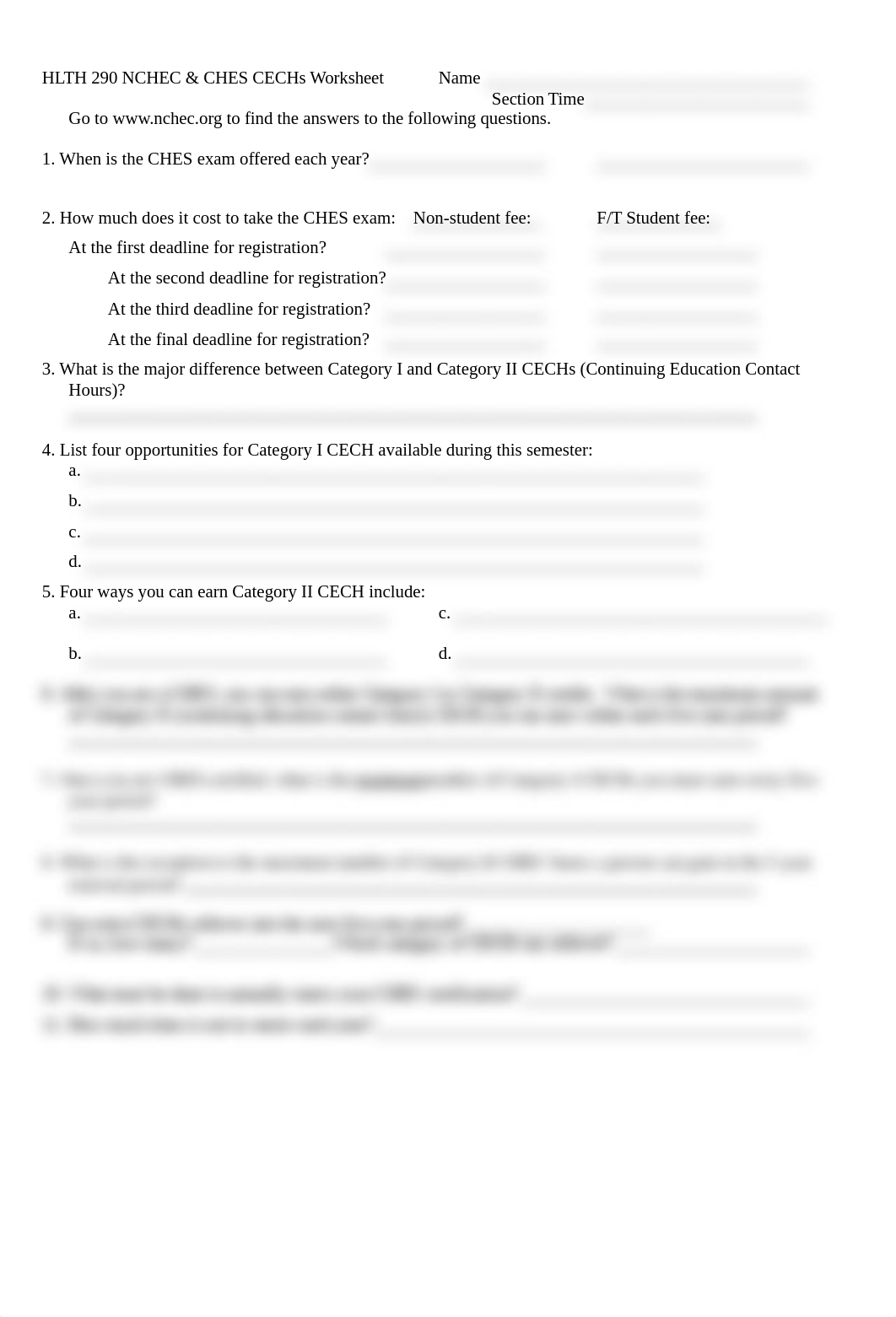 HLTH 290 NCHEC Worksheet, f'15_dqf45d58odn_page1