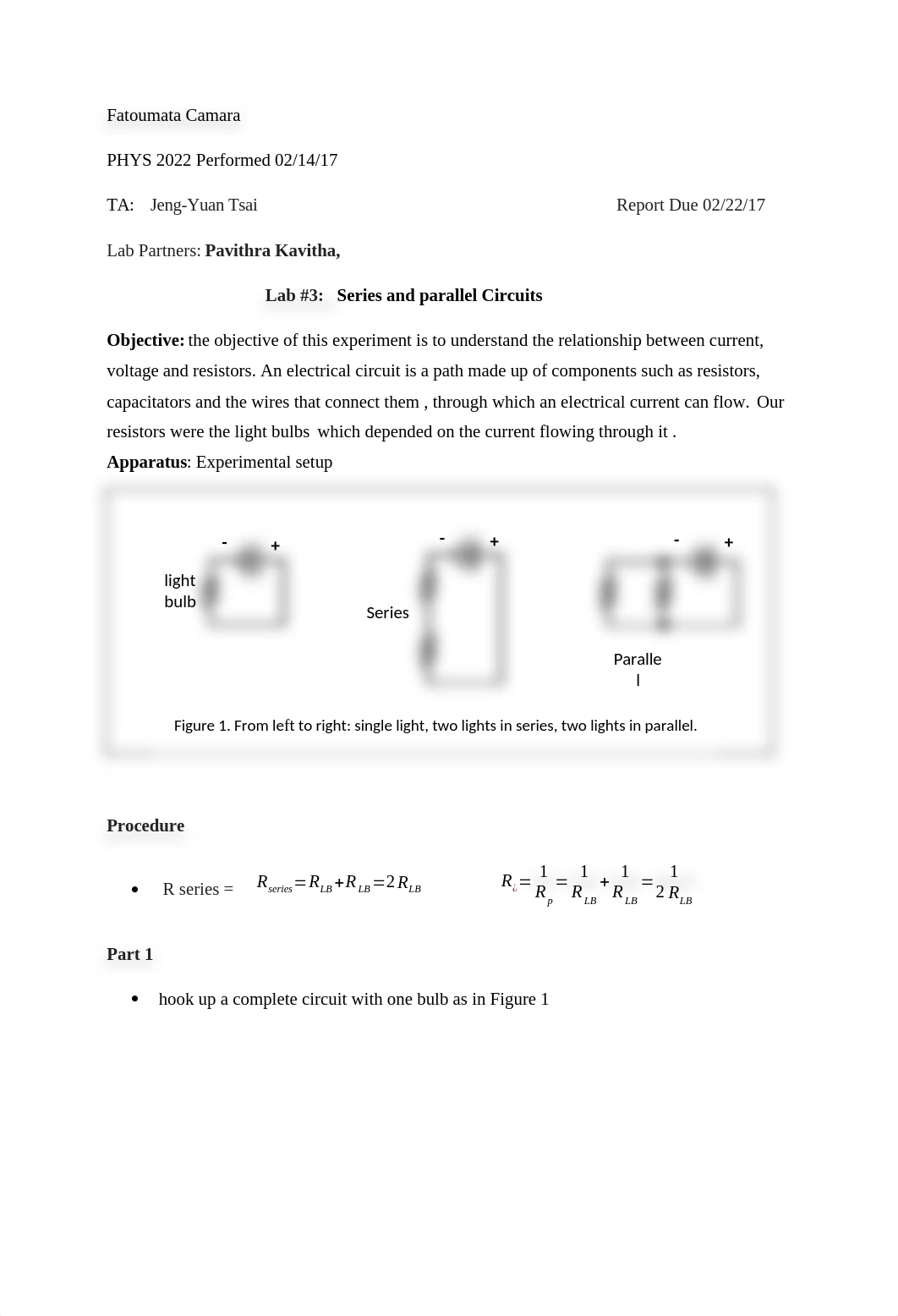 Fatoumata Camara physics II lab  series and parallel circuit.docx_dqfdcmcbswq_page1