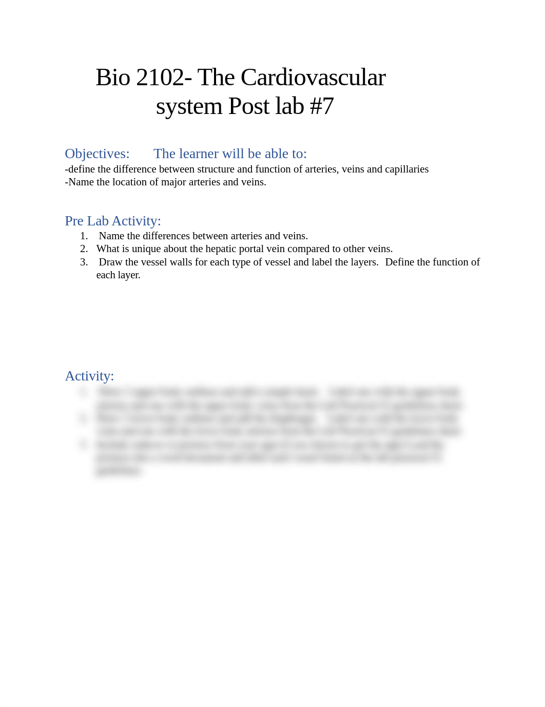 Bio 2102 cardiovascular vessels.  Post lab #7.docx_dqfoit86j2s_page1