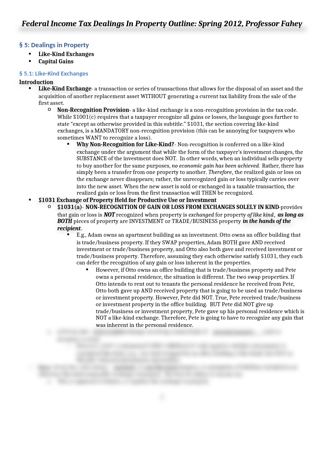 5 DEALINGS IN PROPERTY OUTLINE_dqfu93kkff7_page1