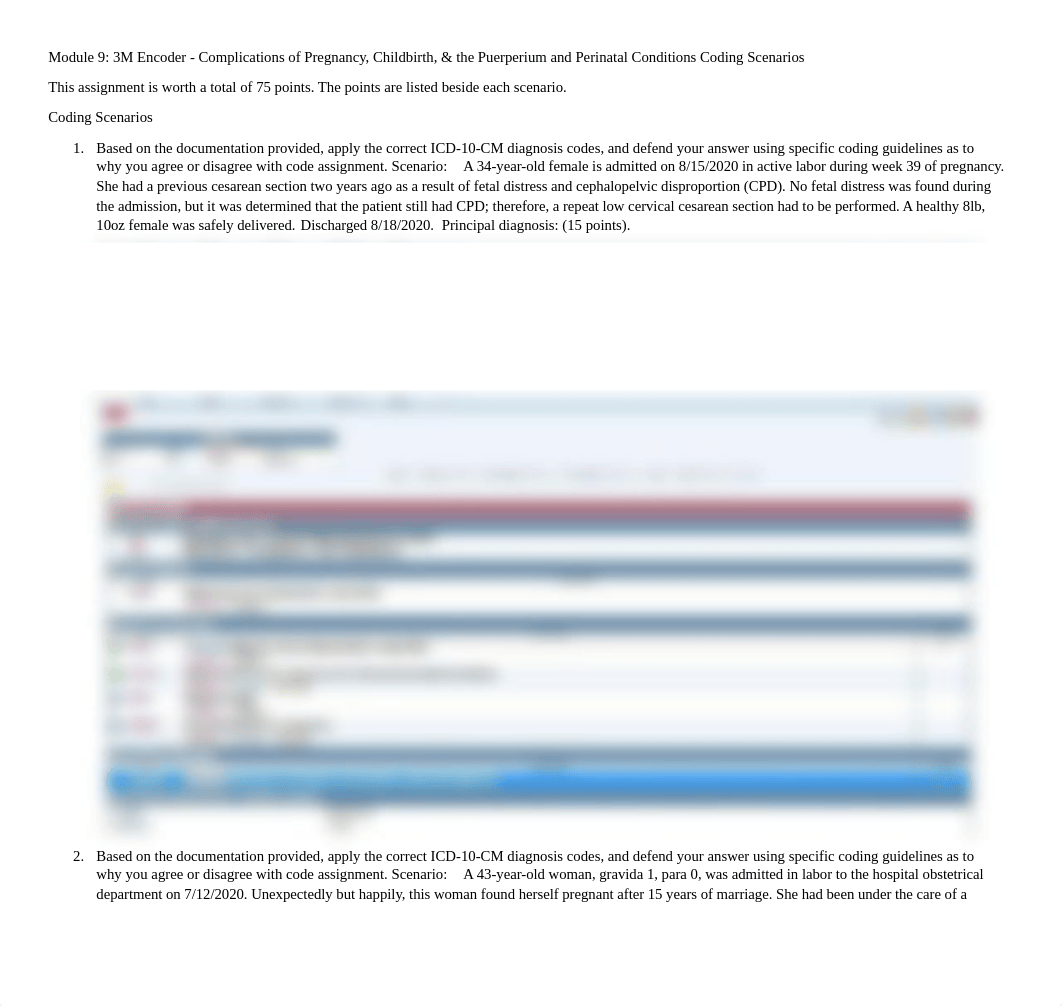 1301_M9_3M Encoder_Complications of Pregnancy, Childbirth, & the Puerperium and Perinatal Conditions_dqfxjvvv4vy_page1