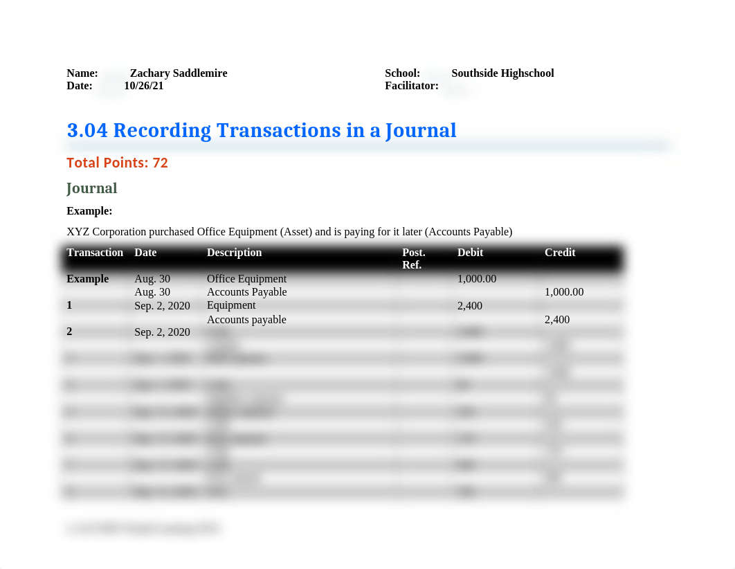 3.04 Recording Transactions in a Journal Zachary Saddlemire.docx_dqg2pr9dcyy_page1