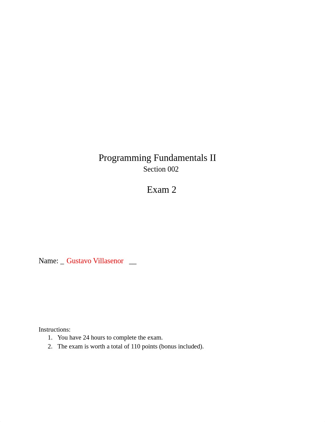 Programming Fundamentals II Exam 2 .docx_dqg8ietk8hp_page1