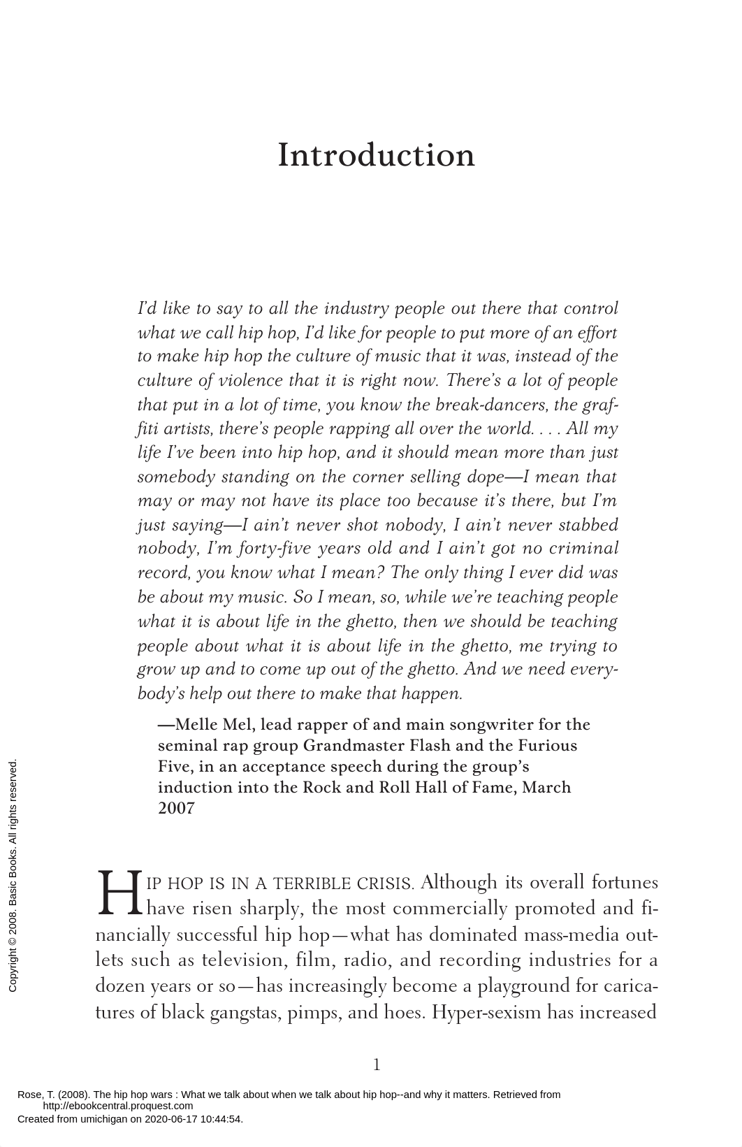 Rose, Tricia. (2008). Introduction. In The Hip Hop Wars.pdf_dqgqlej3lcn_page1