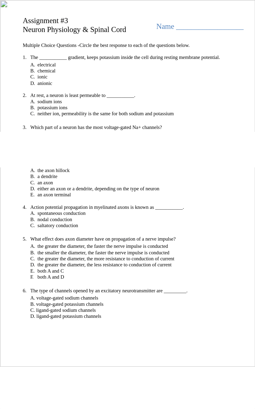 A&P 1_Assignment #3 Neuron Physiology and Spinal Cord.docx_dqgwxhg3ijf_page1