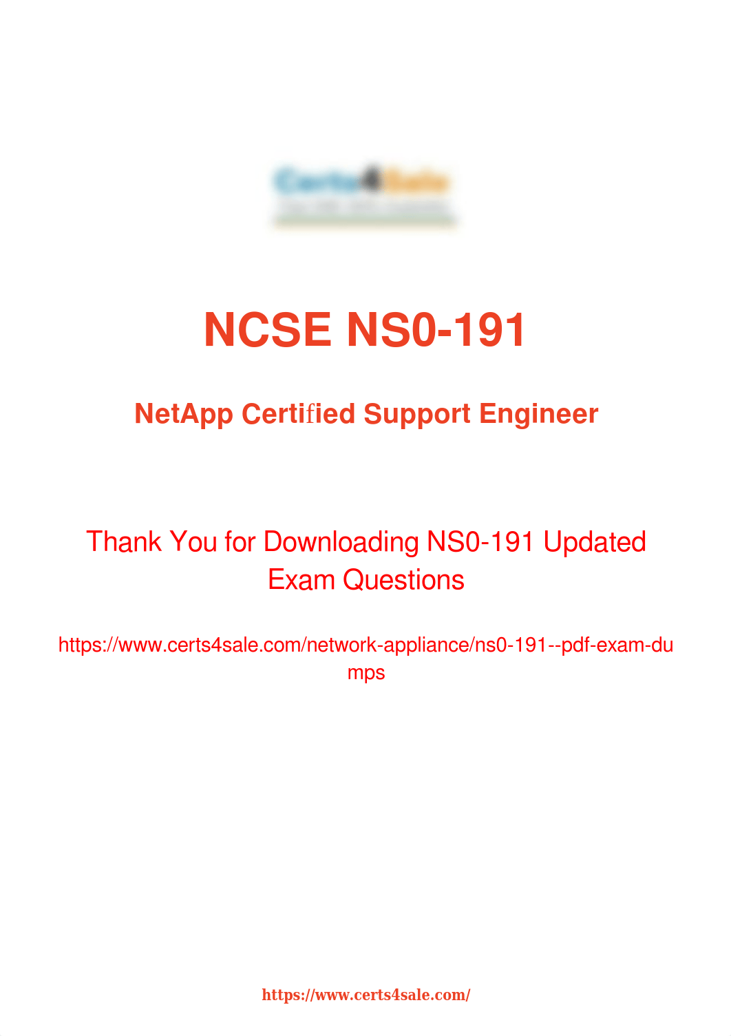 NS0-191 Exam Questions - 100% Success Guaranteed.pdf_dqh0v8faygg_page1