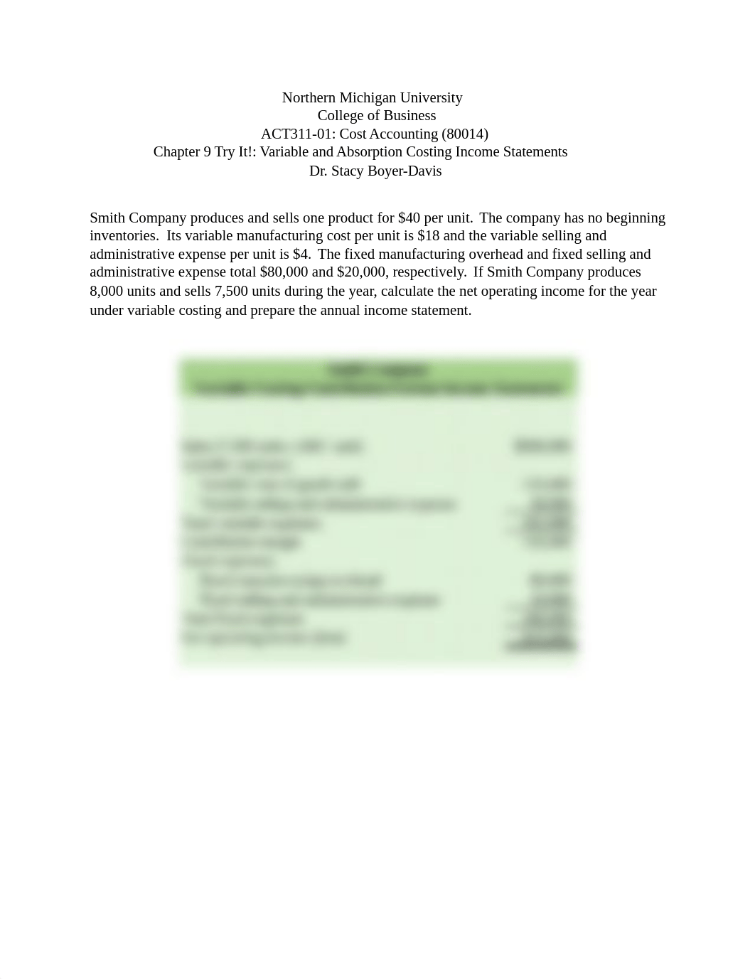 Chapter 9 Try It! - Variable Costing Income Statement Solutions.docx_dqh641n5hru_page1