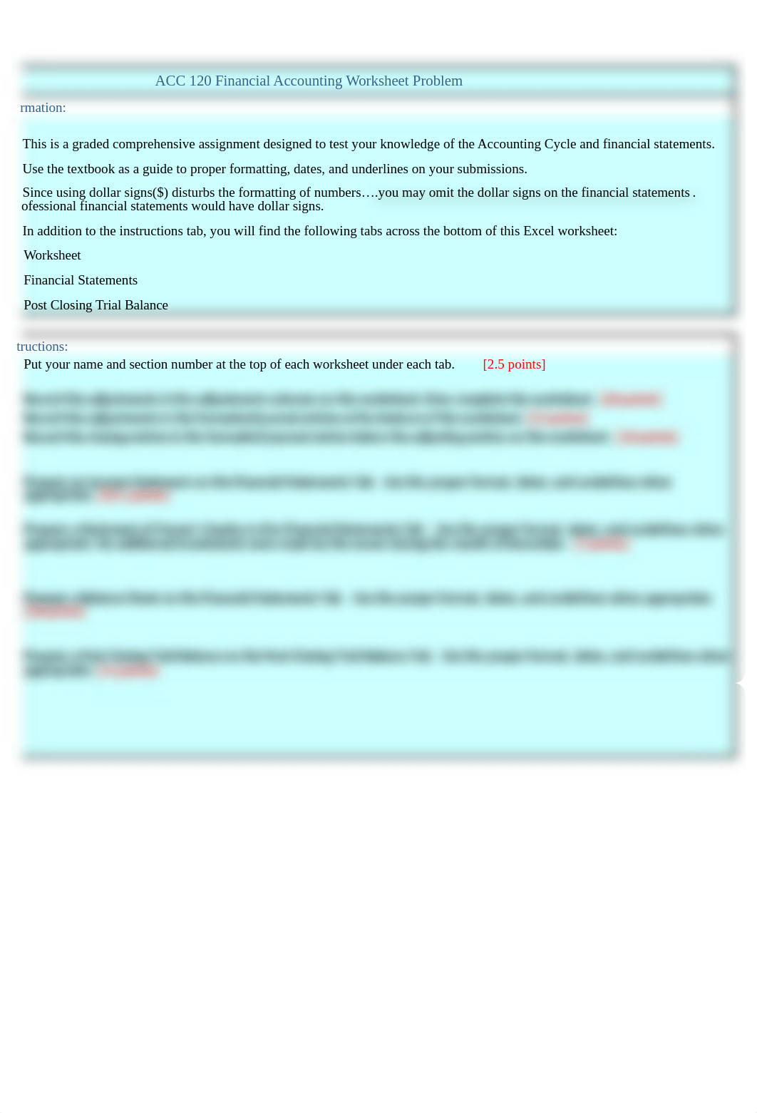 ACC 120 Assessment Problem - 2017 (blank template)(1).xlsx_dqhcks7dgy6_page2