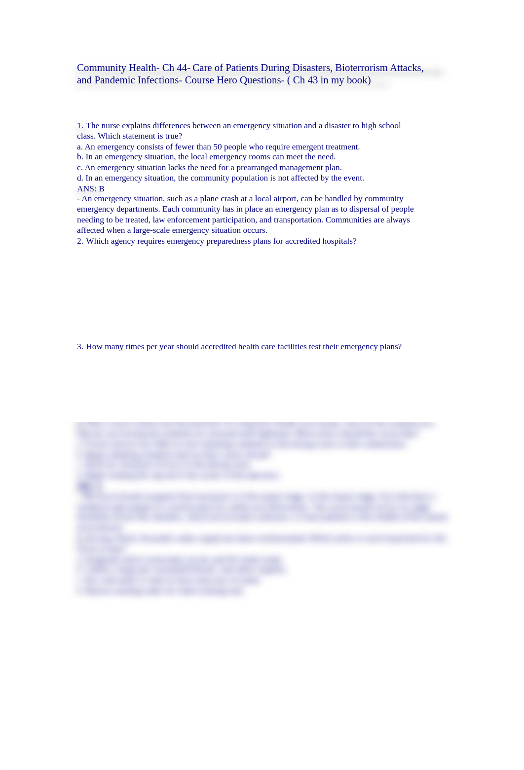 Community Health- Ch 44(43)- Care of Patients During Disasters, Bioterrorism Attacks, and Pandemic I_dqhh5lrdop1_page1