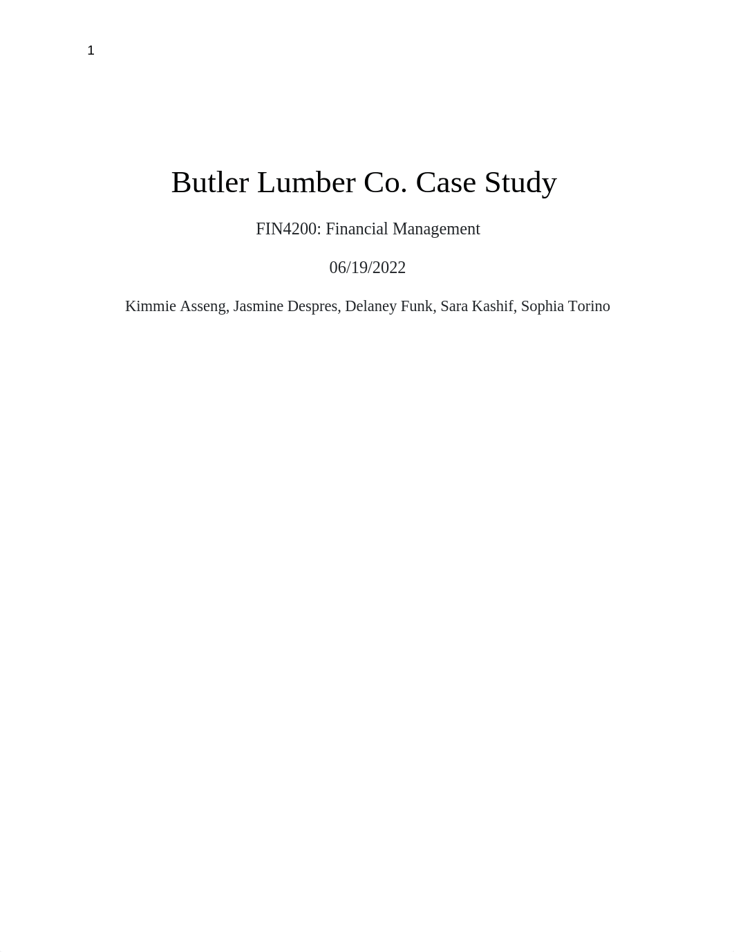 Week 4 - Case Study Report_ Butler Lumber.docx_dqhooemj347_page1