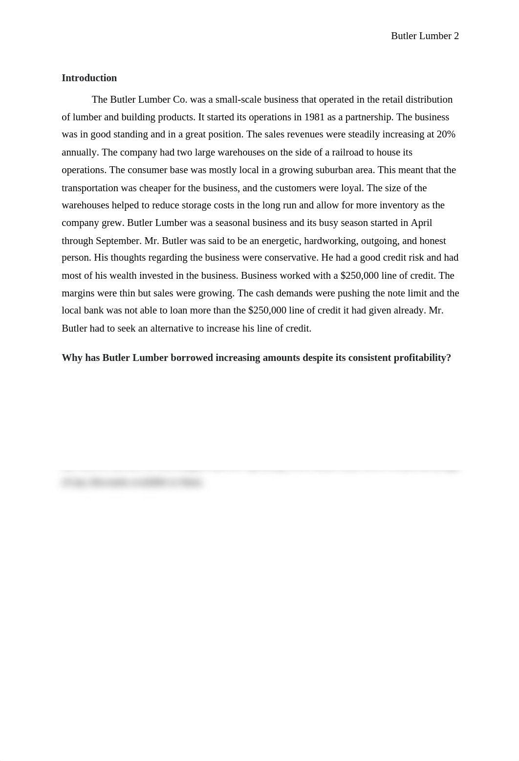 Week 4 - Case Study Report_ Butler Lumber.docx_dqhooemj347_page2