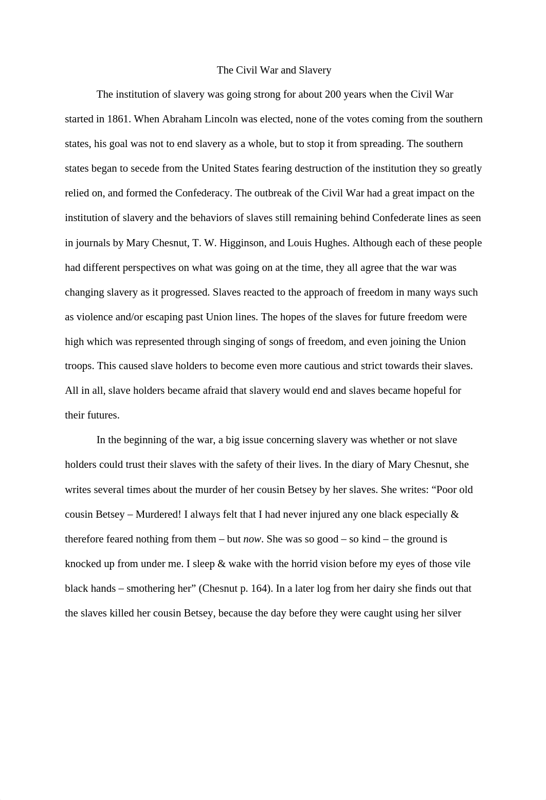 The Civil War and Slavery Essay_dqidfvd2kka_page1