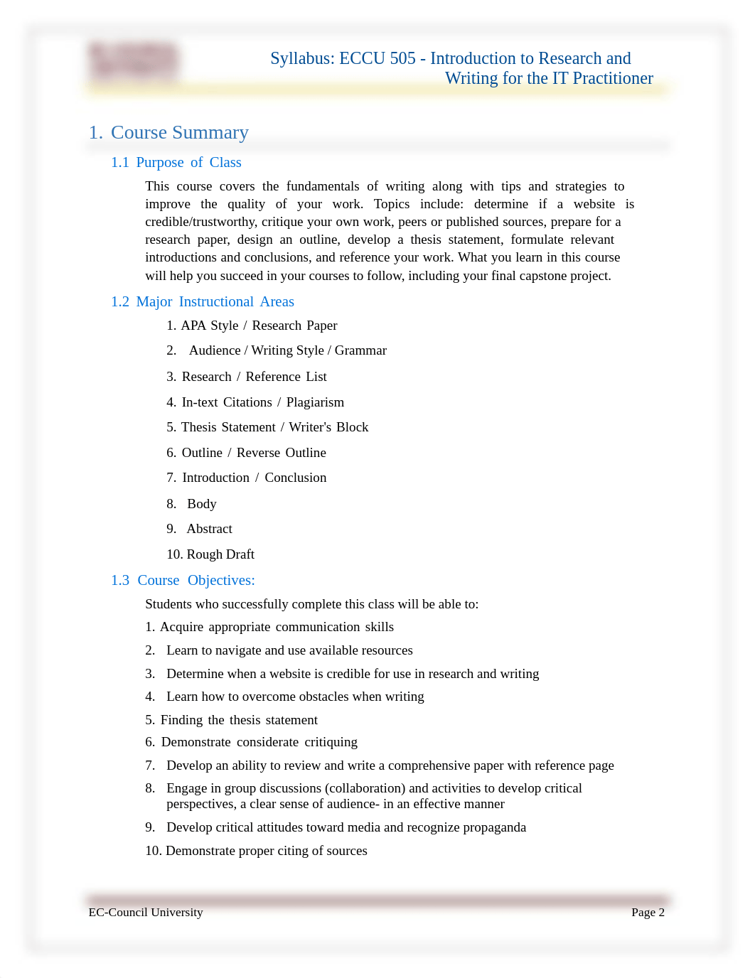 ECCU 505 - Introduction to Research and Writing for the IT Practitioner Syllabus.pdf_dqit530xnwn_page2