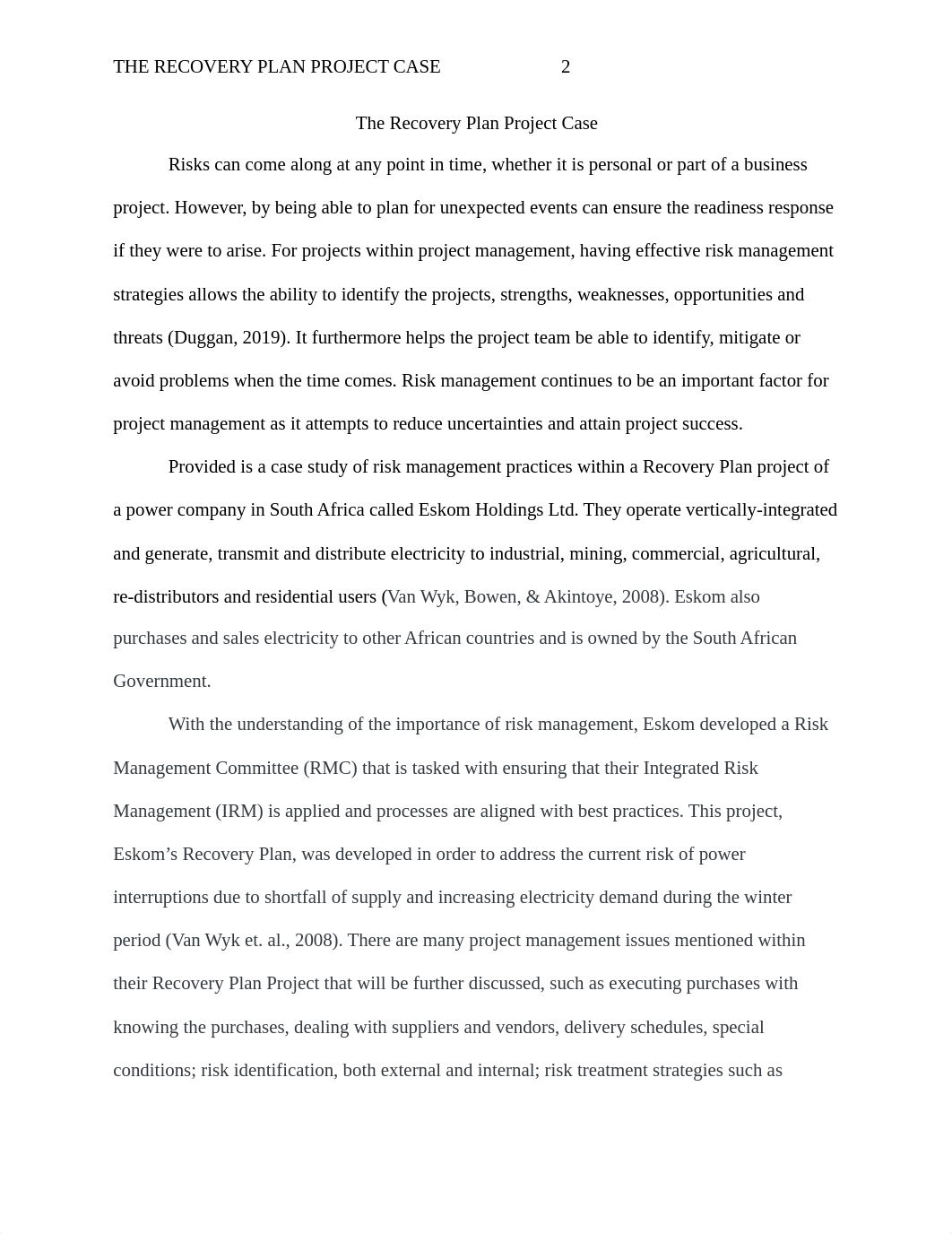 Critical Thinking 2 - Milestone - Recovery Plan Case.doc_dqixewovlkp_page2