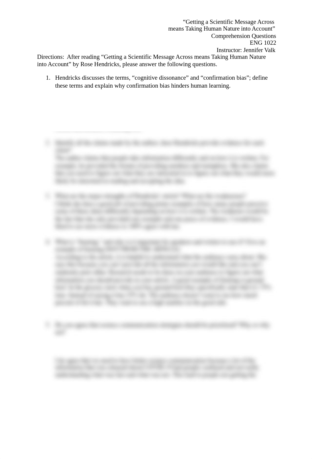 Getting a Scientific Message Across means Taking Human Nature into Account questions.docx_dqizt1iotj7_page1