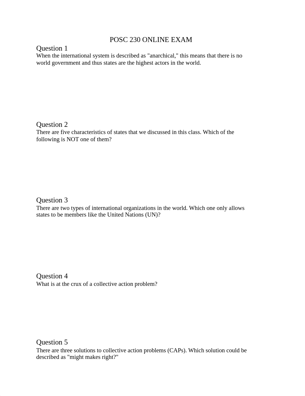 POSC 230 ONLINE EXAM.docx_dqjkzanlwld_page1