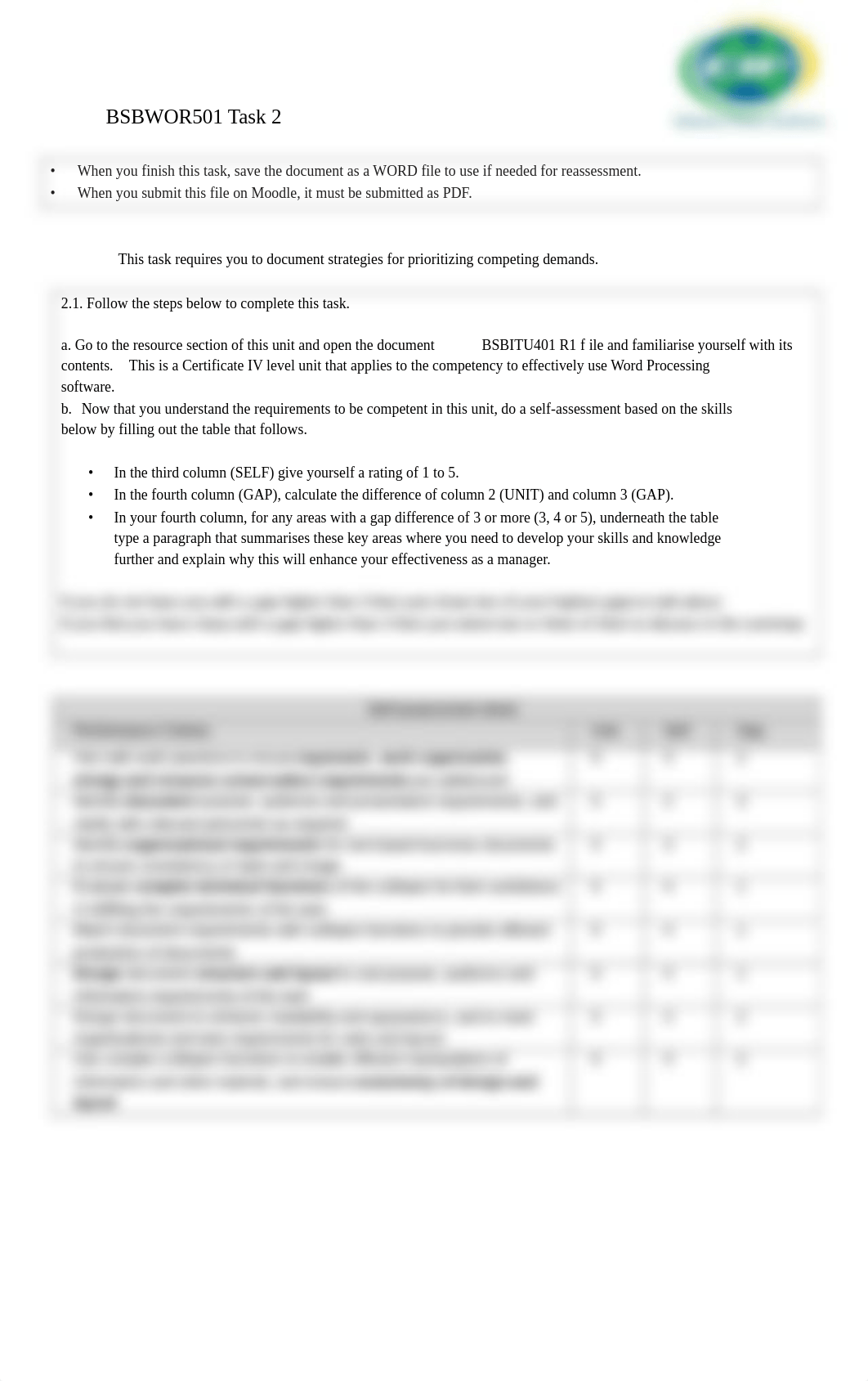 BSBWOR501 Task 2.pdf_dqjm79ve2xi_page1