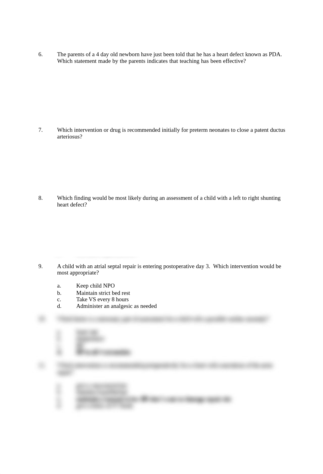 Congenital Heart Defect, Hypertension, Arterial and Venous disorders Questions.docx_dqjme1giz0i_page2