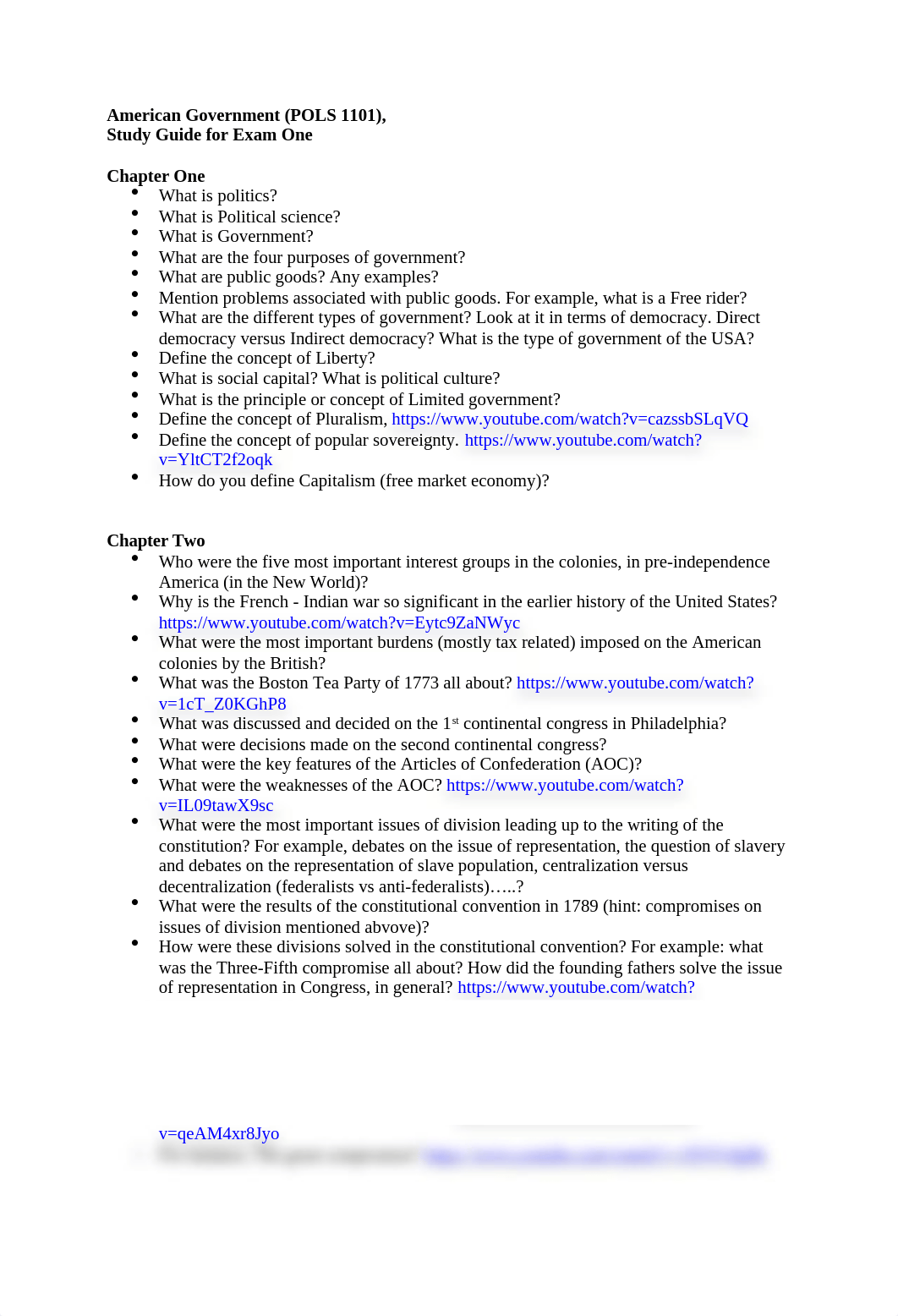 POLS 1101 Exam One Study Guide (Falll 2022).docx_dqjrt3eybd6_page1