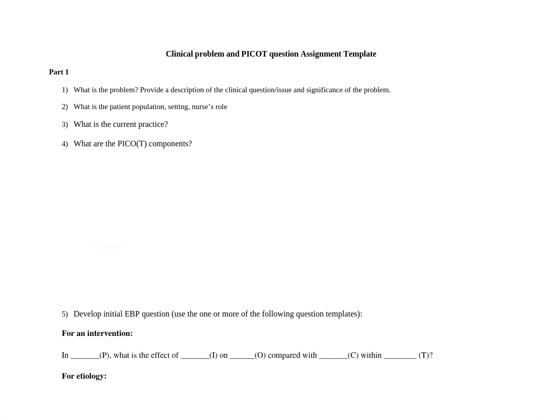 Clinical problem and PICOT question Assignment format.doc_dqjyacmdazg_page1