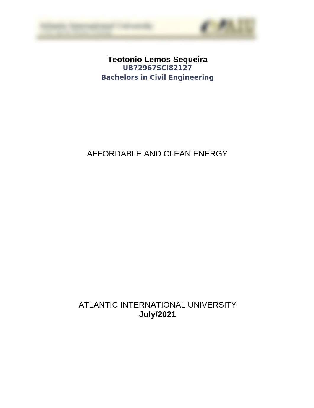 United Nation's Sustainable Development Goal 7 Affordable & Clean Energy.docx_dqk36005i3a_page1