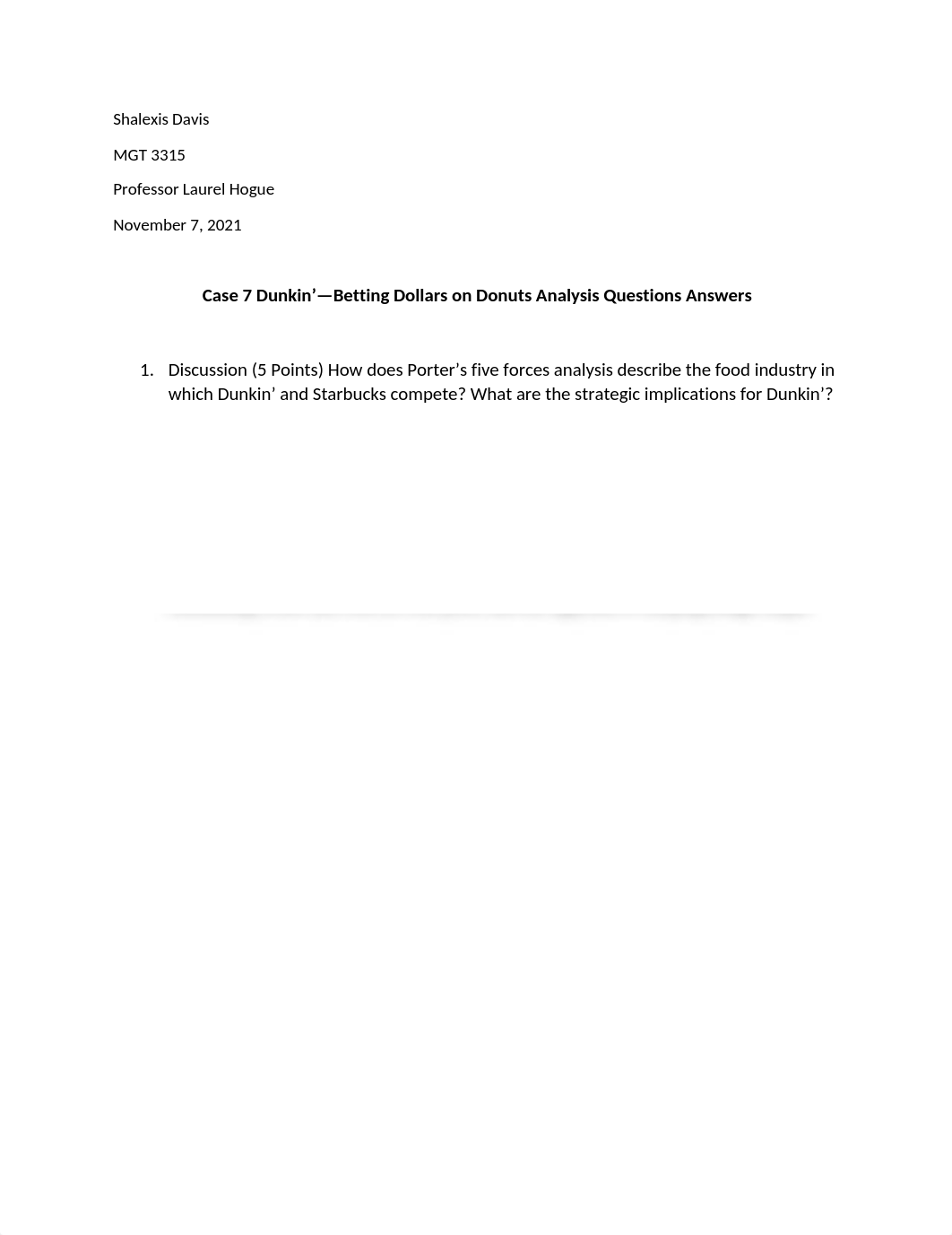 Case 7 Dunkin'—Betting Dollars on Donuts Analysis Questions Answers.docx_dqk741jf4pt_page1