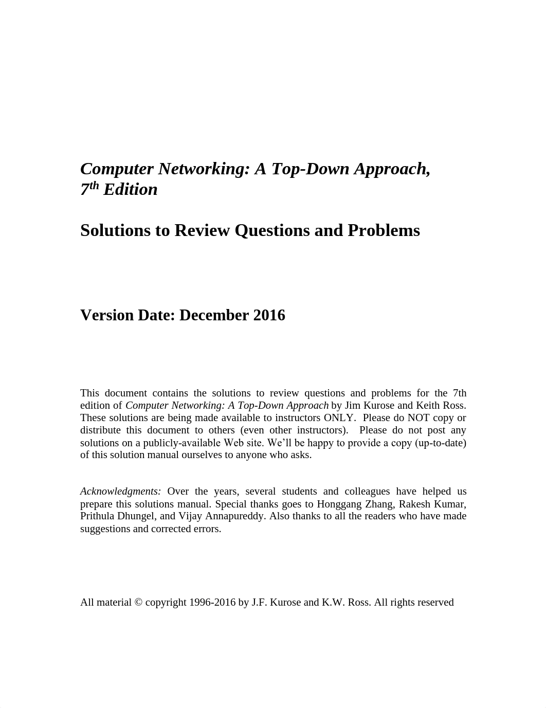 Solutions Manual for Computer Networking A Top-Down Approach, 7th Edition.pdf_dqkd40hn6ey_page1