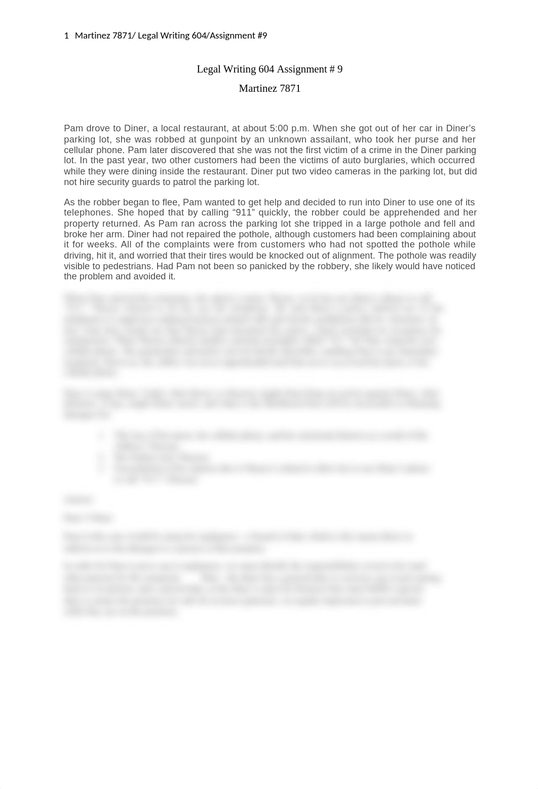 Legal Writing 604, Assignment # 9, Martinez, #7870_dqkkm3csyng_page1