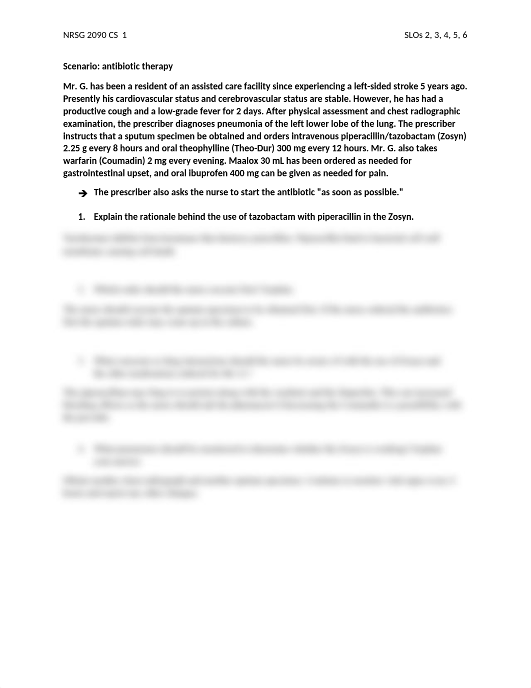 Antibitics therapy - zosyn case study.docx_dqknov68lft_page1