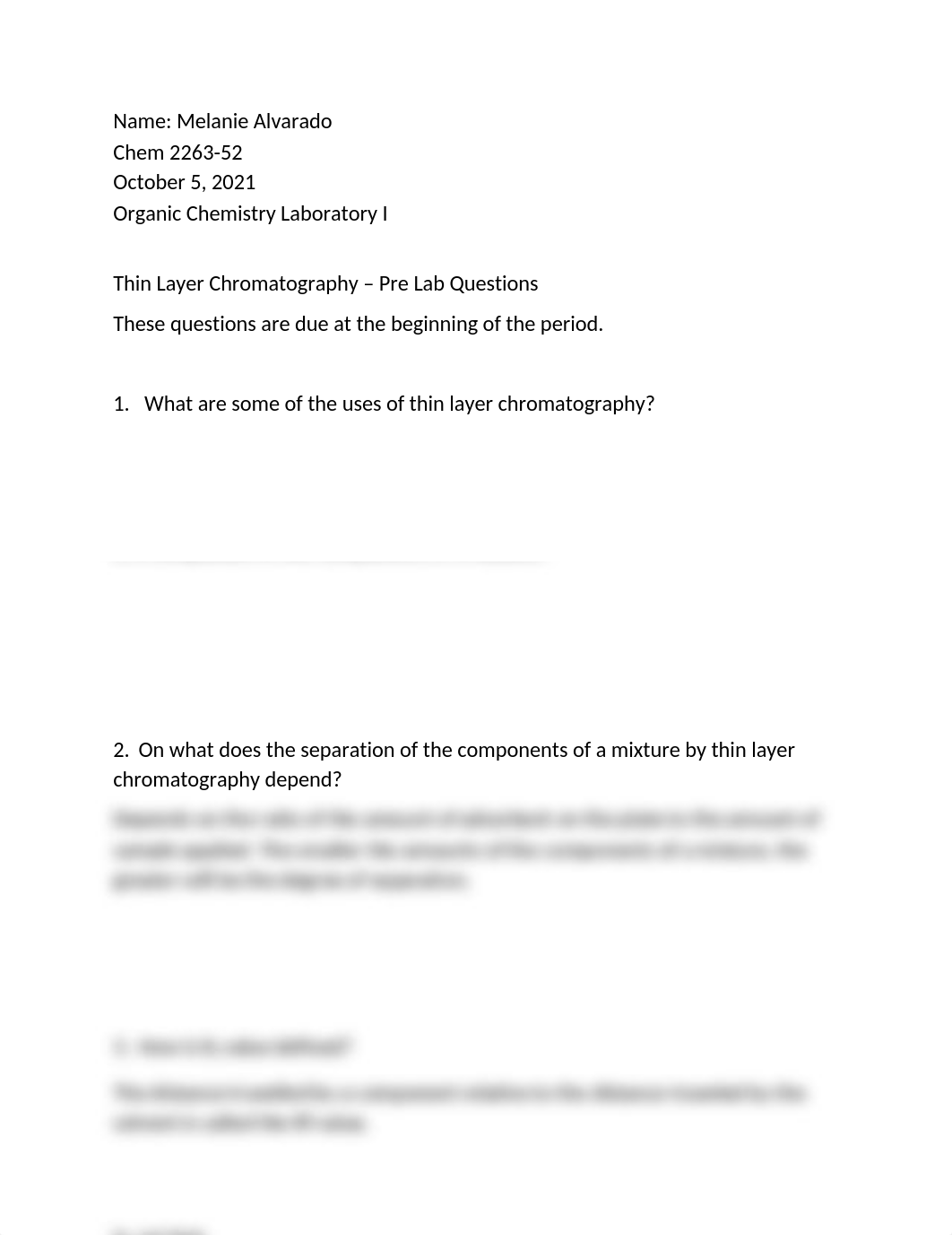 Pre Lab Questions_Thin Layer Chromatography_Fall 2021.docx_dql151zh7x9_page1